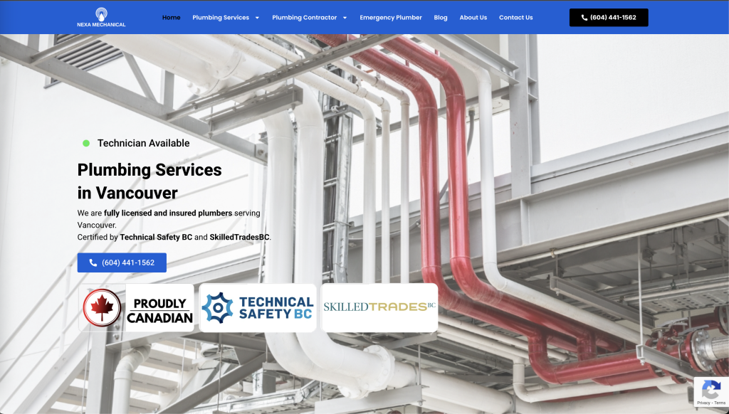 Need a Plumber in Vancouver? Here’s How to Choose the Right One (And Why a Great Website + SEO Matters) Plumbing website development project for Vancouver Plumbing Services by WebPulse